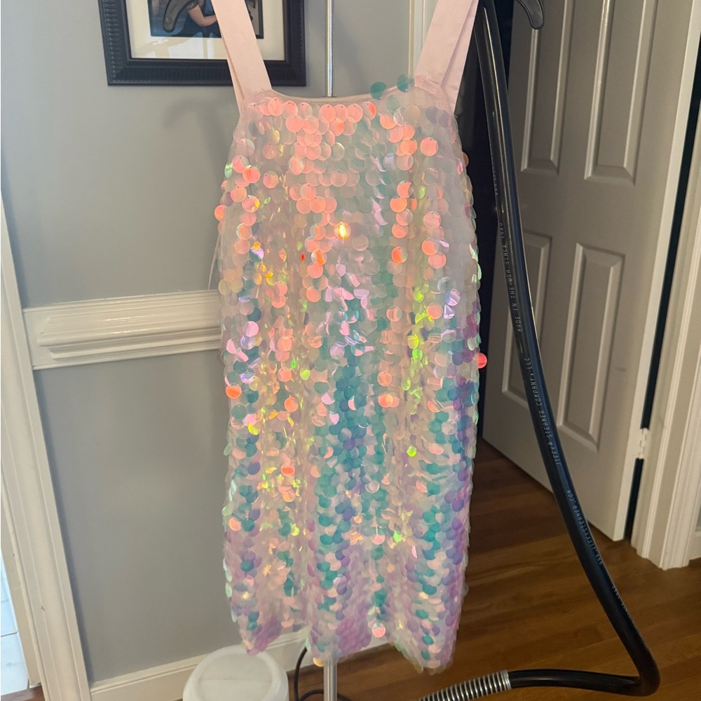Sparkling Sequin Pink Dress for Kids
